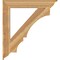 Ekena Millwork Balboa Traditional Rough Sawn Bracket, Western Red Cedar, 6"W x 44"D x 48"H BKT06X44X48BOA01RWR - alternate 2